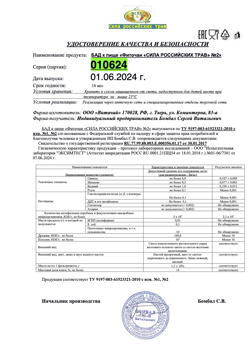 Паспорт №062024